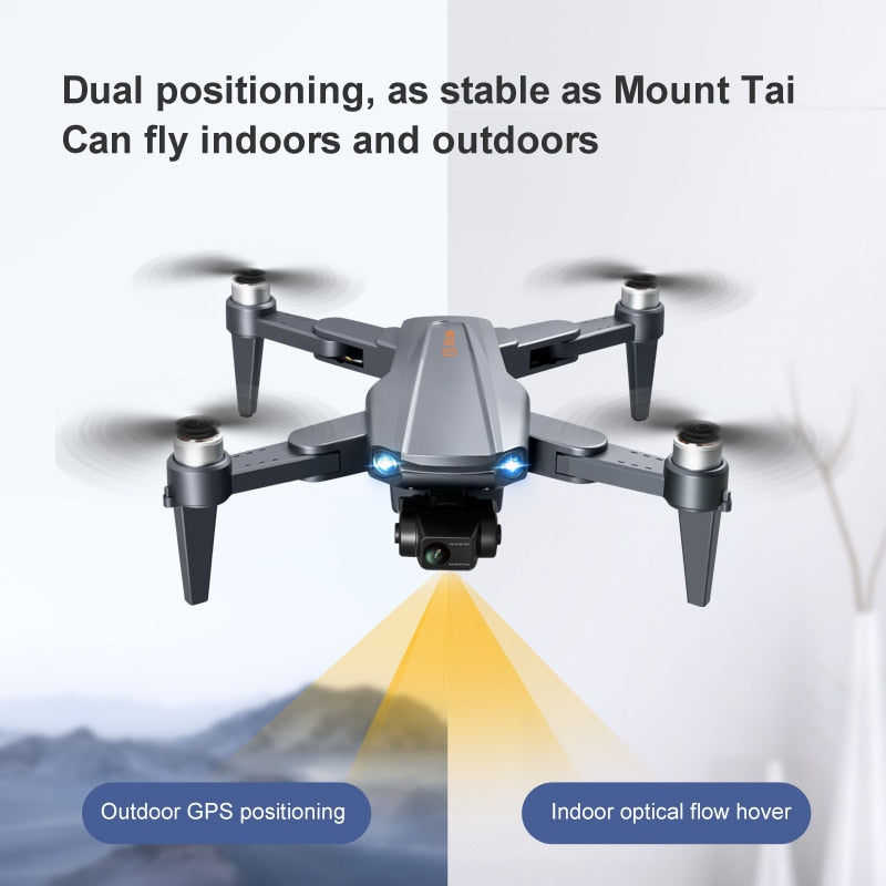 Dron RG109 Pro: Dron HD 8K con cámara dual, GPS y motores sin escobillas 