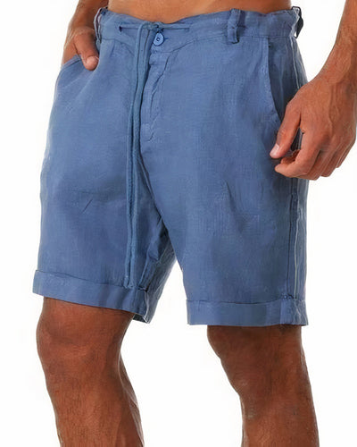 Pantalones cortos de lino para hombre - Lunari