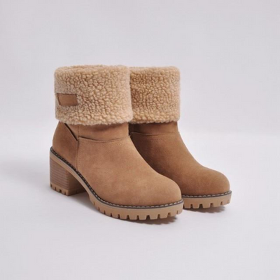 Botas de invierno cálidas y acolchadas para mujer