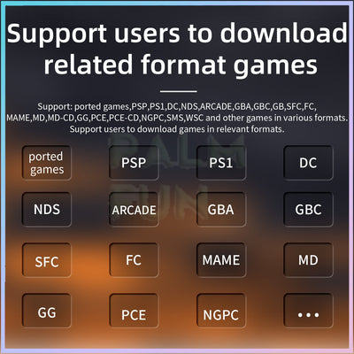 Consola de juegos portátil retro con pantalla IPS de 3,5", sistema operativo Linux