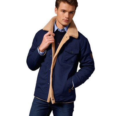 Derrick - Veste bombardier vintage pour homme