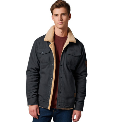 Derrick - Veste bombardier vintage pour homme