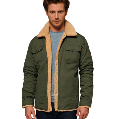 Derrick - Veste bombardier vintage pour homme