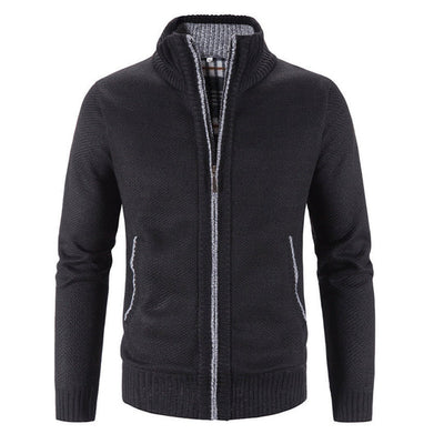 Enrich - Chaqueta de punto de polar de algodón