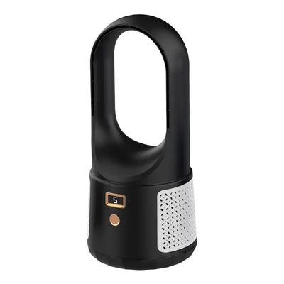 Ventilador de mesa sin aspas - Ventilador USB silencioso con batería para dormitorio y oficina