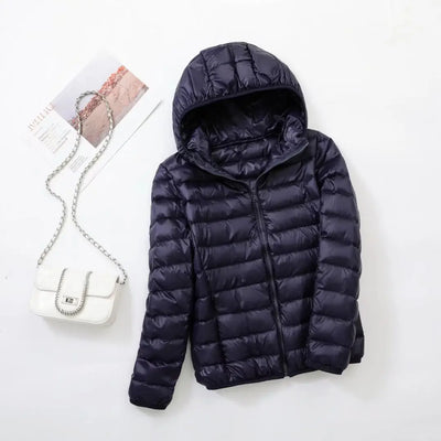 Doudoune à capuche pour femmes
