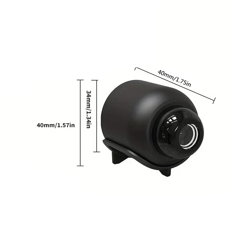 Mini cámara de seguridad con Wifi - 1080P HD con visión nocturna y detección de movimiento