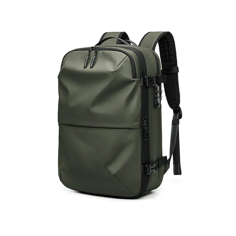 Mochila antirrobo de 60 l con compresión al vacío