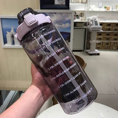 Bouteille d'eau motivante | 2L écologique