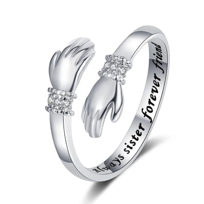 Te amo por siempre - anillo de abrazo