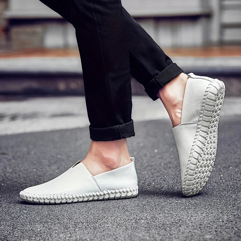 Matt - Loafers élégants pour hommes en cuir véritable