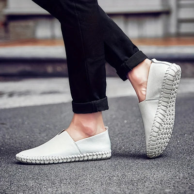 Matt - Loafers élégants pour hommes en cuir véritable