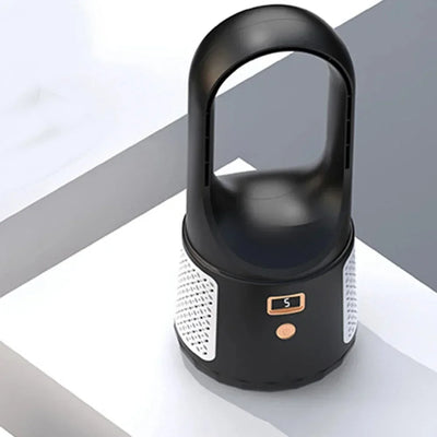 Ventilador de mesa sin aspas - Ventilador USB silencioso con batería para dormitorio y oficina