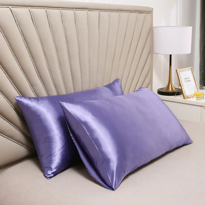 Taie d'oreiller luxueuse en soie rafraîchissante - Hypoallergénique pour peaux sensibles