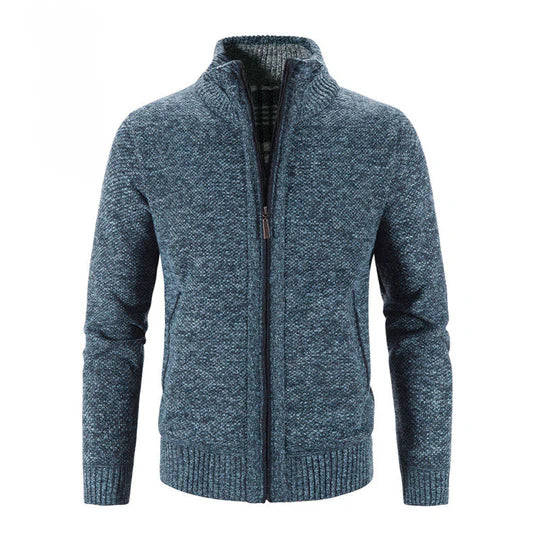 Enrich - Chaqueta de punto de polar de algodón