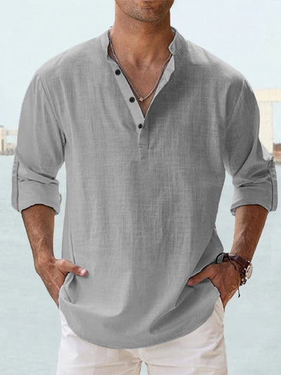 Camiseta abotonada para hombre