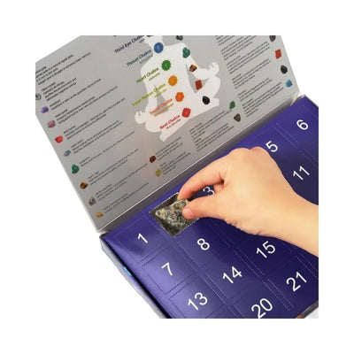 Calendario de Adviento de Cristal Ava con Piedras Preciosas