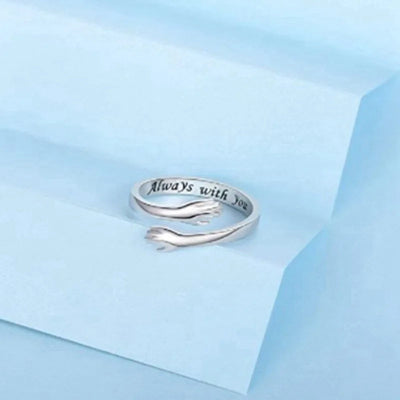 Te amo por siempre - anillo de abrazo