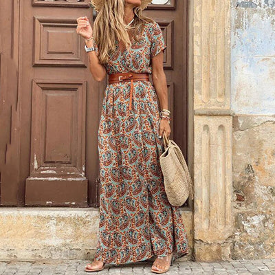Vestido largo bohemio Carol para mujer