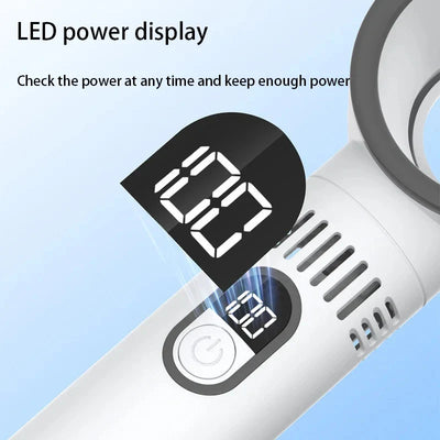 Ventilador de mano inalámbrico - Ventilador USB sin aspas, portátil y súper silencioso