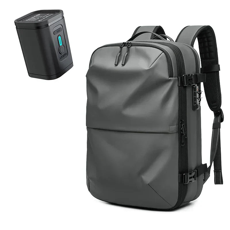 Mochila antirrobo de 60 l con compresión al vacío