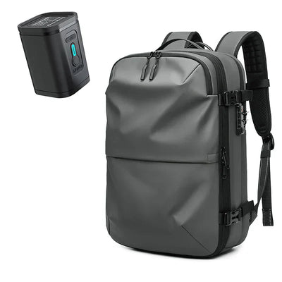 Mochila antirrobo de 60 l con compresión al vacío