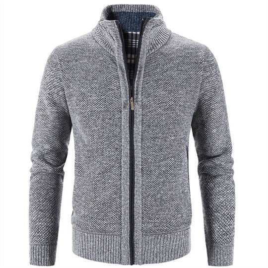 Enrich - Chaqueta de punto de polar de algodón