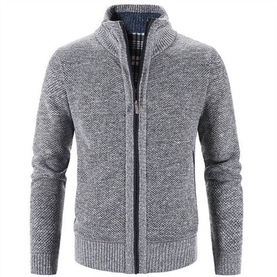 Enrich - Chaqueta de punto de polar de algodón