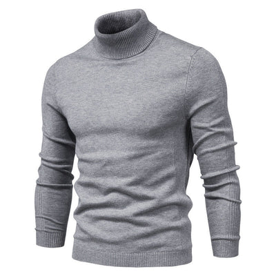 Oddychający sweter z golfem dla mężczyzn