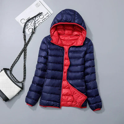 Doudoune à capuche pour femmes