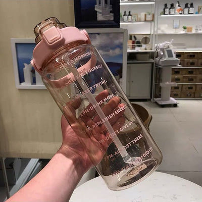 Bouteille d'eau motivante | 2L écologique