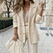 Femme Elégante Veste de Blazer en soie
