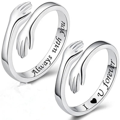 Te amo por siempre - anillo de abrazo