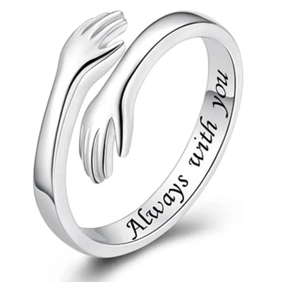 Te amo por siempre - anillo de abrazo