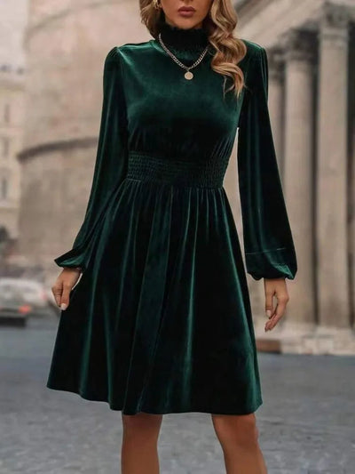 Elegante vestido de terciopelo para mujer | Perfecto para primavera y verano