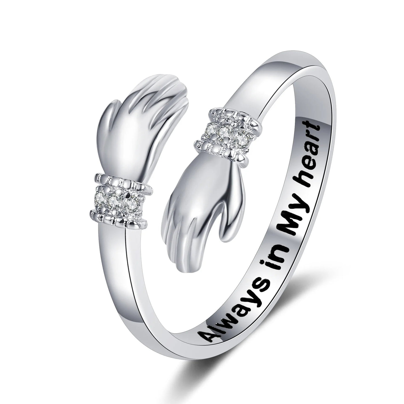 Te amo por siempre - anillo de abrazo