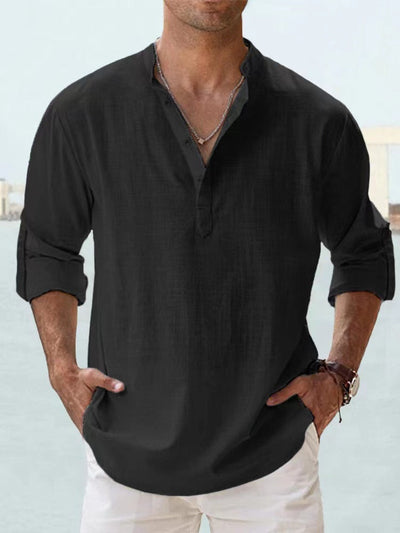 Camiseta abotonada para hombre