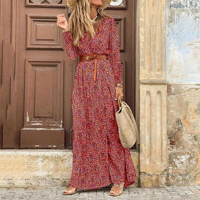 Vestido largo bohemio Carol para mujer