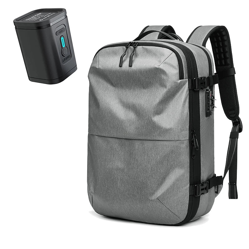 Mochila antirrobo de 60 l con compresión al vacío