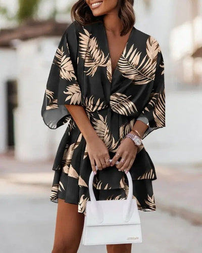 Lucia - Vestido mini bohemio para mujer