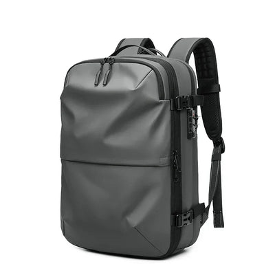 Mochila antirrobo de 60 l con compresión al vacío