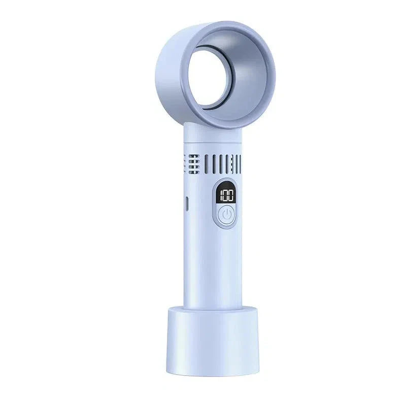 Ventilador de mano inalámbrico - Ventilador USB sin aspas, portátil y súper silencioso
