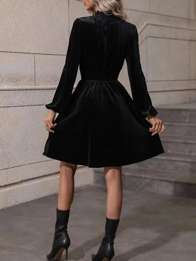 Elegante vestido de terciopelo para mujer | Perfecto para primavera y verano