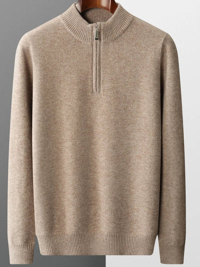Morris | Suéter de cachemira con cremallera para hombre
