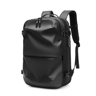 Mochila antirrobo de 60 l con compresión al vacío