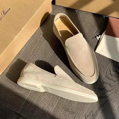 Zapatos ortopédicos sin cordones de caña baja para hombre | Clásicos