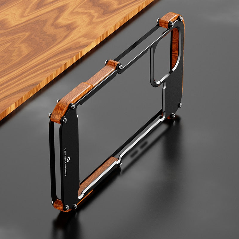 Funda para iPhone con acabado de madera