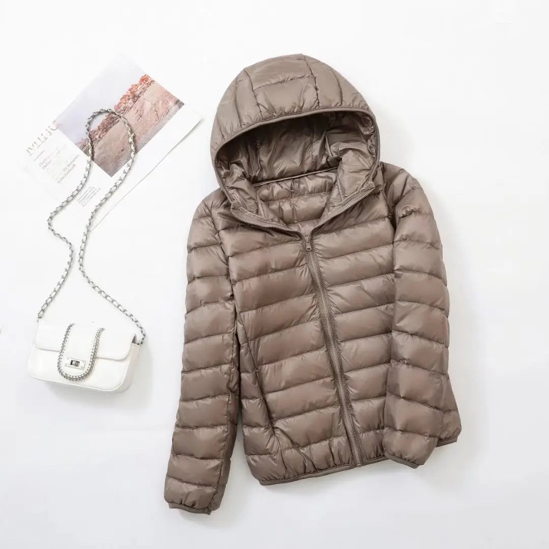 Doudoune à capuche pour femmes