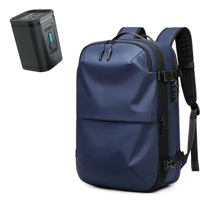 Mochila antirrobo de 60 l con compresión al vacío