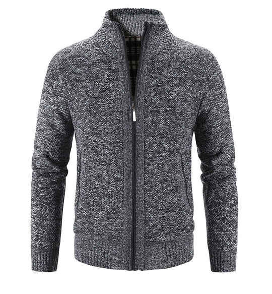 Enrich - Chaqueta de punto de polar de algodón